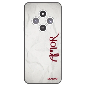 Picasee silikonowe czarne etui na Xiaomi Redmi 14C - Amor