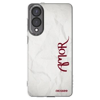 Picasee silikonowe przeźroczyste etui na Samsung Galaxy S25 Edge 5G - Amor