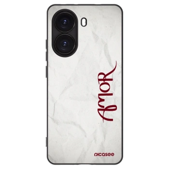 Picasee silikonowe czarne etui na Xiaomi Poco X7 Pro 5G - Amor