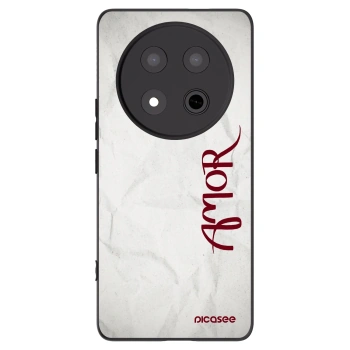 Picasee silikonowe czarne etui na Honor Magic7 Lite 5G - Amor