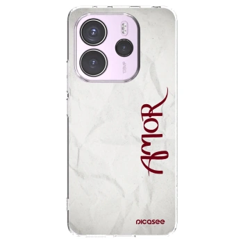 Picasee silikonowe przeźroczyste etui na Xiaomi Redmi Note 14 4G - Amor
