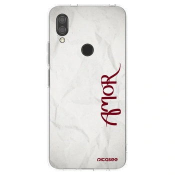Picasee silikonowe przeźroczyste etui na Xiaomi Redmi 7 - Amor
