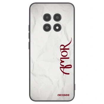 Picasee silikonowe czarne etui na Realme 12X - Amor