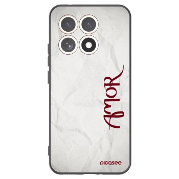 Picasee silikonowe czarne etui na Xiaomi 15T - Amor
