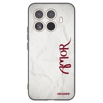 Picasee silikonowe czarne etui na Xiaomi 15T Pro - Amor