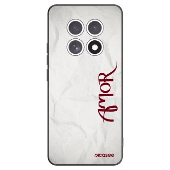 Picasee silikonowe czarne etui na Xiaomi Redmi Note 15 4G - Amor