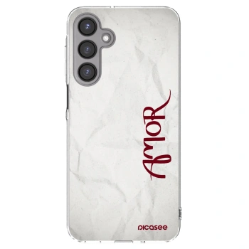 Picasee silikonowe przeźroczyste etui na Samsung Galaxy A16 4G - Amor