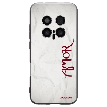 Picasee silikonowe czarne etui na Honor Magic8 Pro 5G - Amor