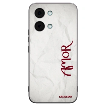 Picasee silikonowe czarne etui na Xiaomi Poco X8 Pro Max - Amor