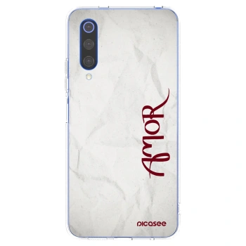 Picasee silikonowe przeźroczyste etui na Xiaomi Mi 9 SE - Amor