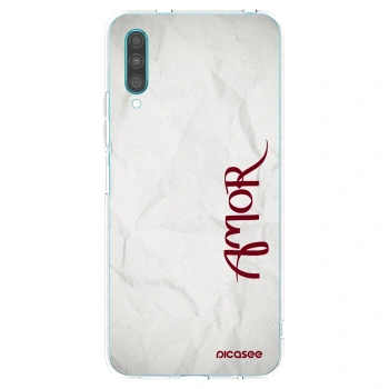 Picasee silikonowe przeźroczyste etui na Samsung Galaxy A30s A307F - Amor