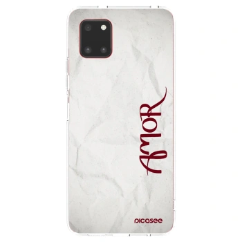 Picasee silikonowe przeźroczyste etui na Samsung Galaxy Note 10 Lite N770F - Amor