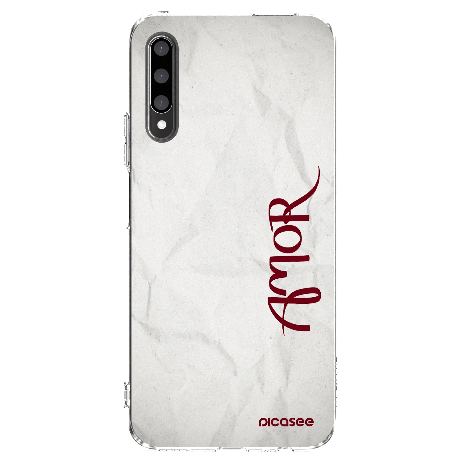 Picasee silikonowe przeźroczyste etui na Honor 9X Pro - Amor