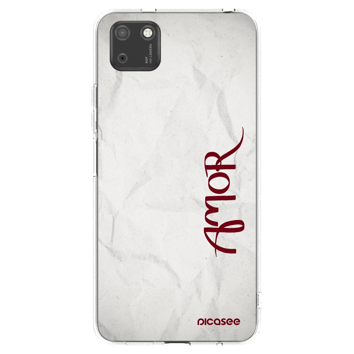 Picasee silikonowe przeźroczyste etui na Huawei Y5P - Amor