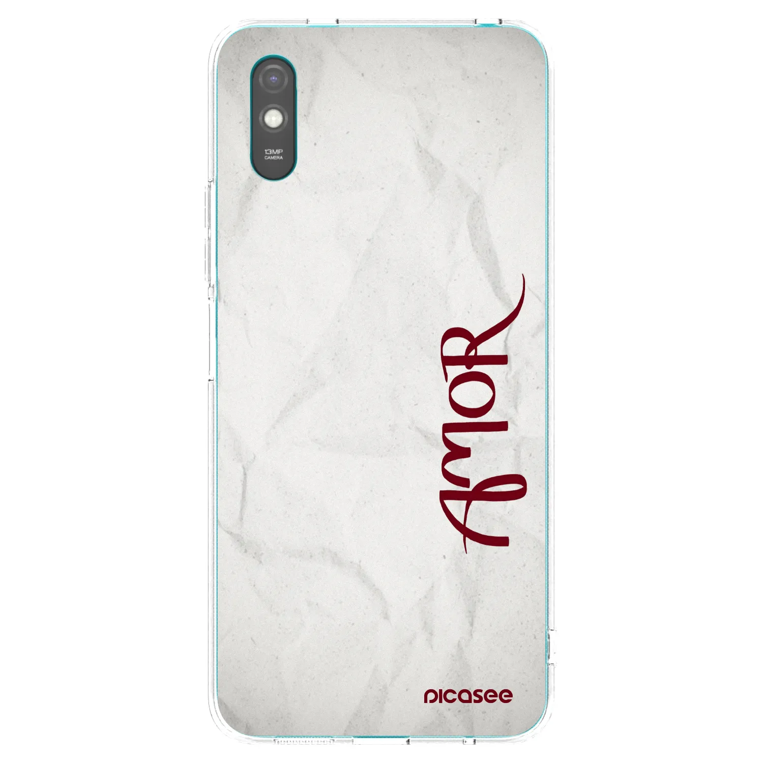 Picasee silikonowe przeźroczyste etui na Xiaomi Redmi 9A - Amor