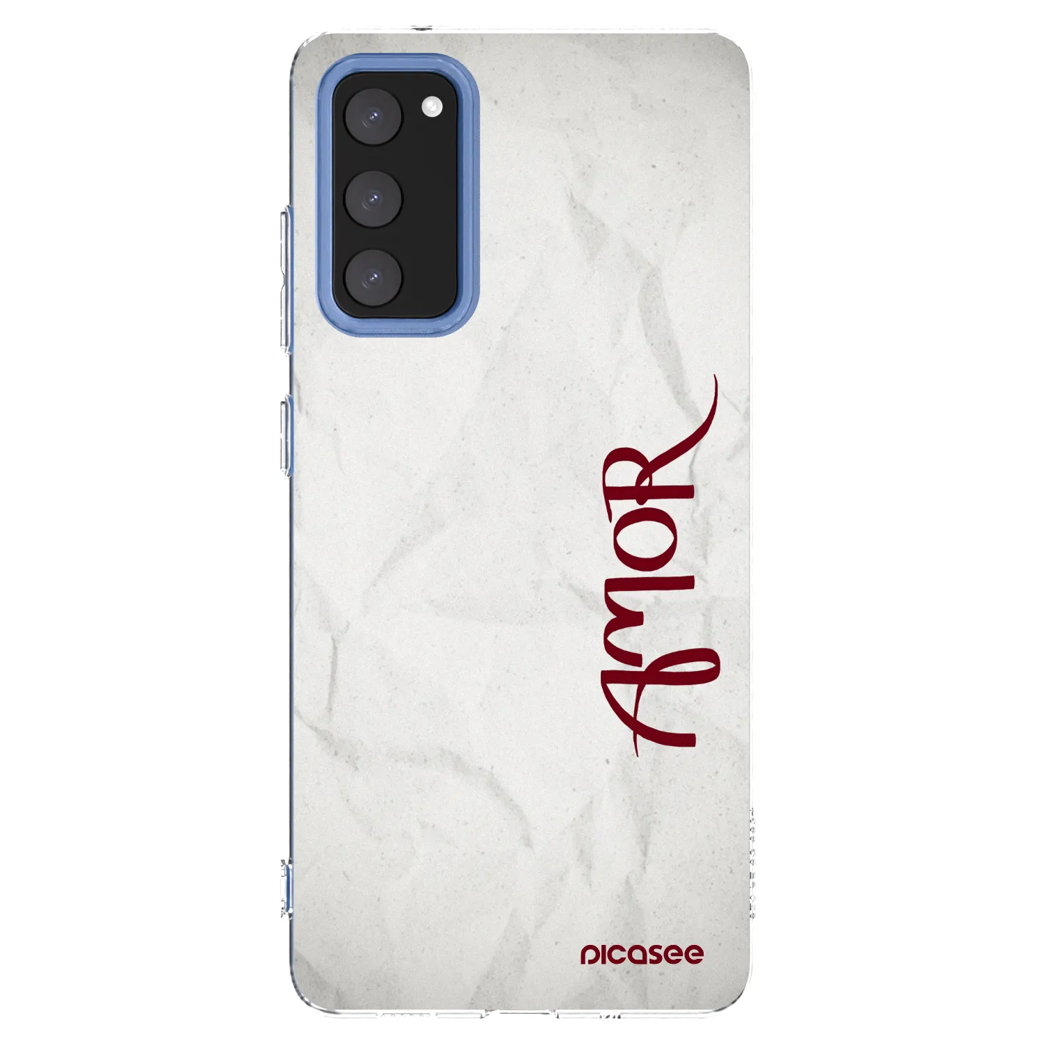 Picasee silikonowe przeźroczyste etui na Samsung Galaxy S20 FE - Amor