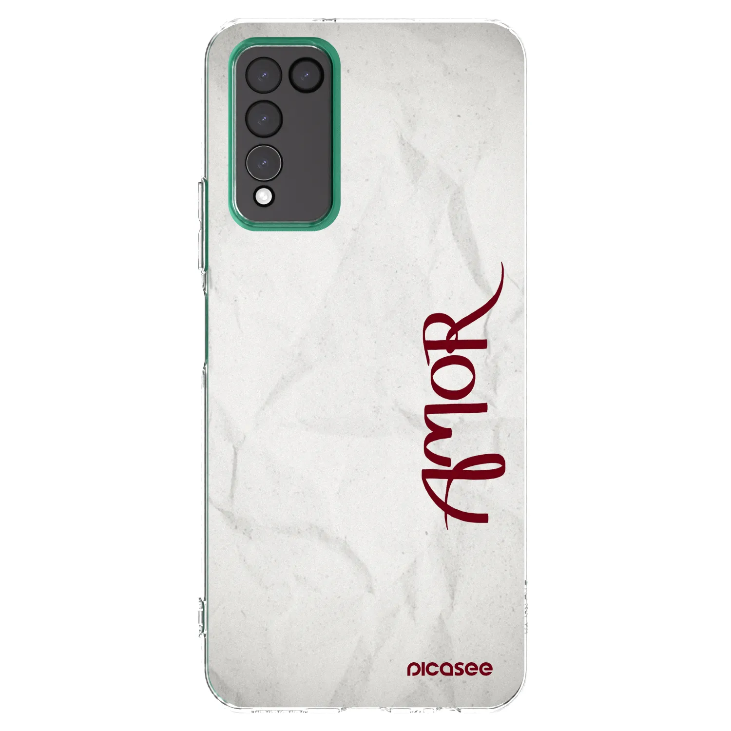 Picasee silikonowe przeźroczyste etui na Honor 10X Lite - Amor