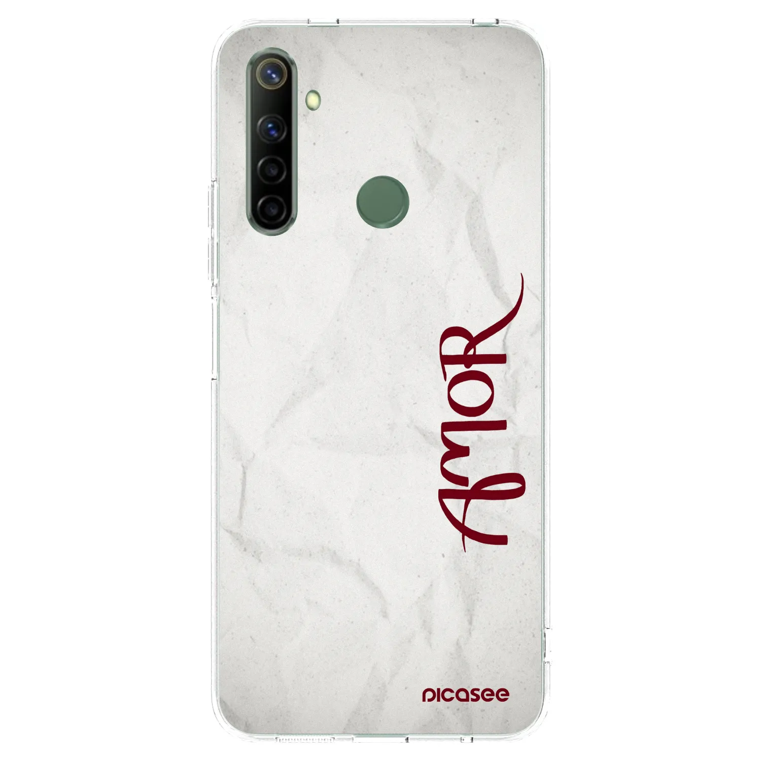Picasee silikonowe przeźroczyste etui na Realme 6i - Amor