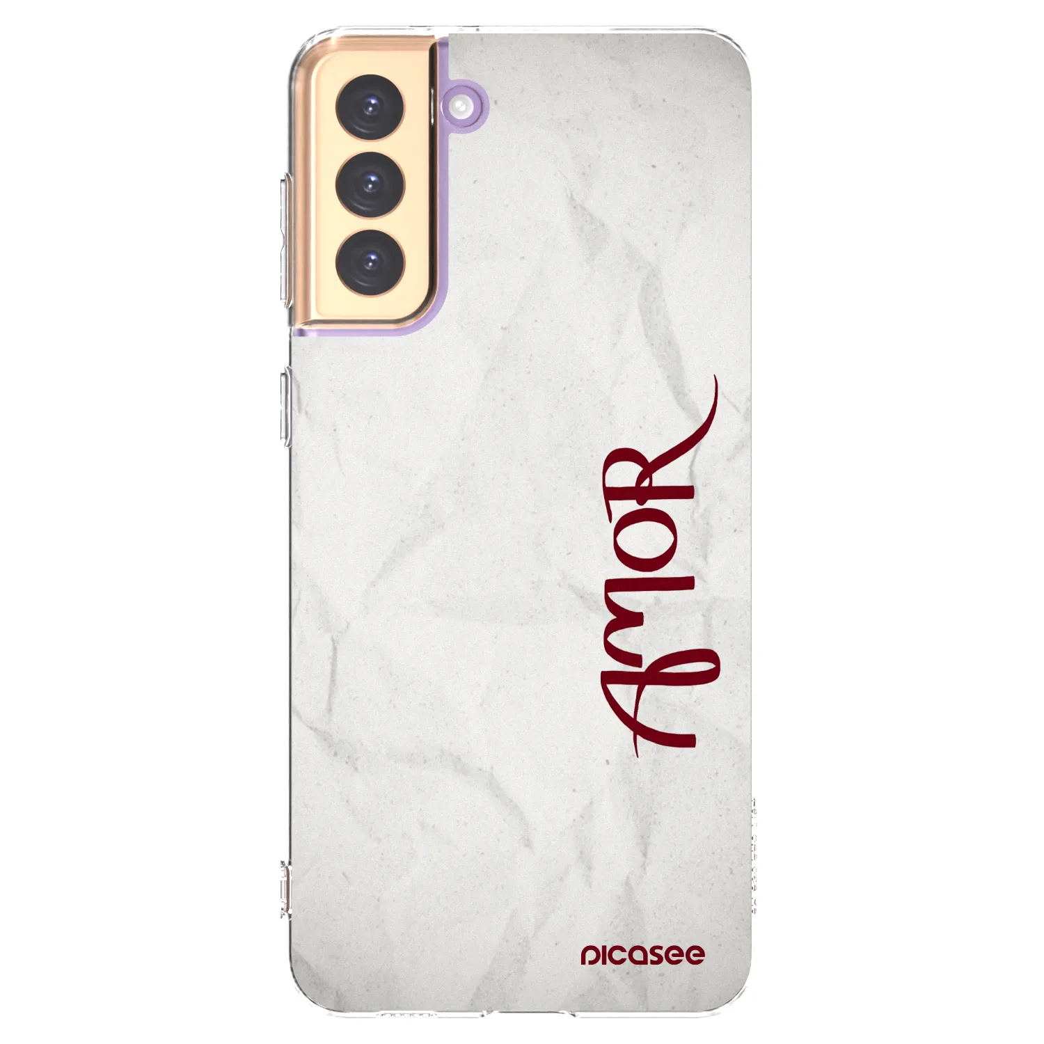 Picasee silikonowe przeźroczyste etui na Samsung Galaxy S21+ 5G G996F - Amor
