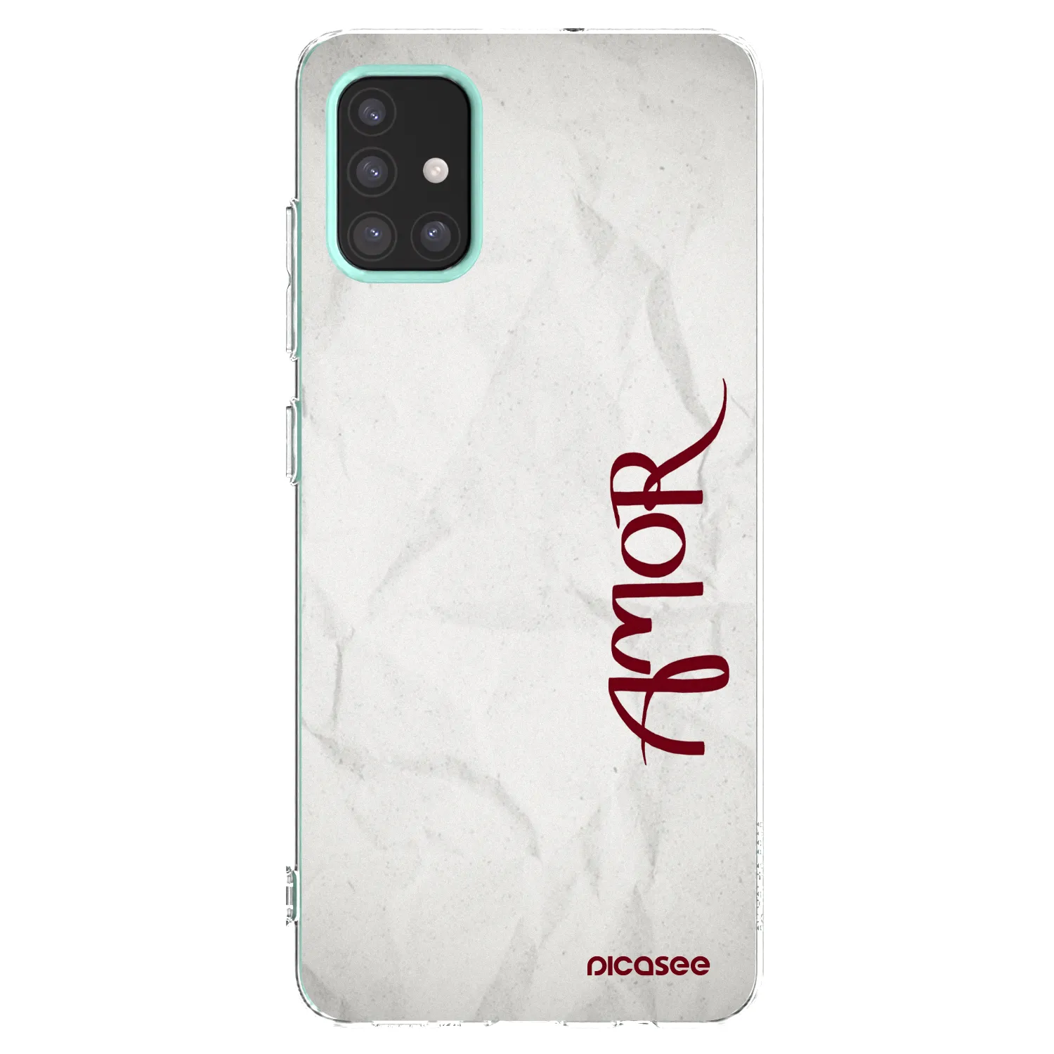 Picasee silikonowe przeźroczyste etui na Samsung Galaxy M31s - Amor