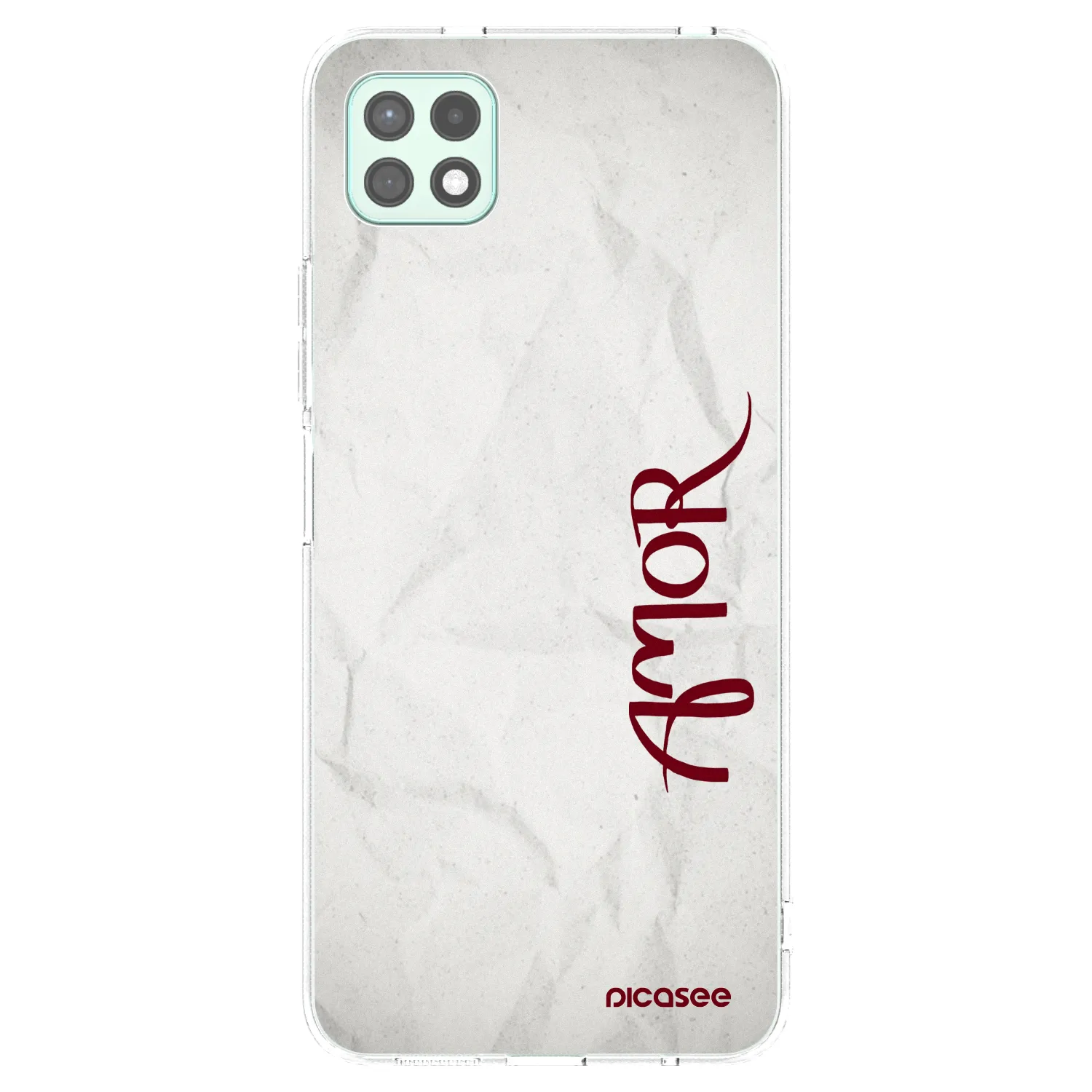Picasee silikonowe przeźroczyste etui na Samsung Galaxy A22 A226B 5G - Amor