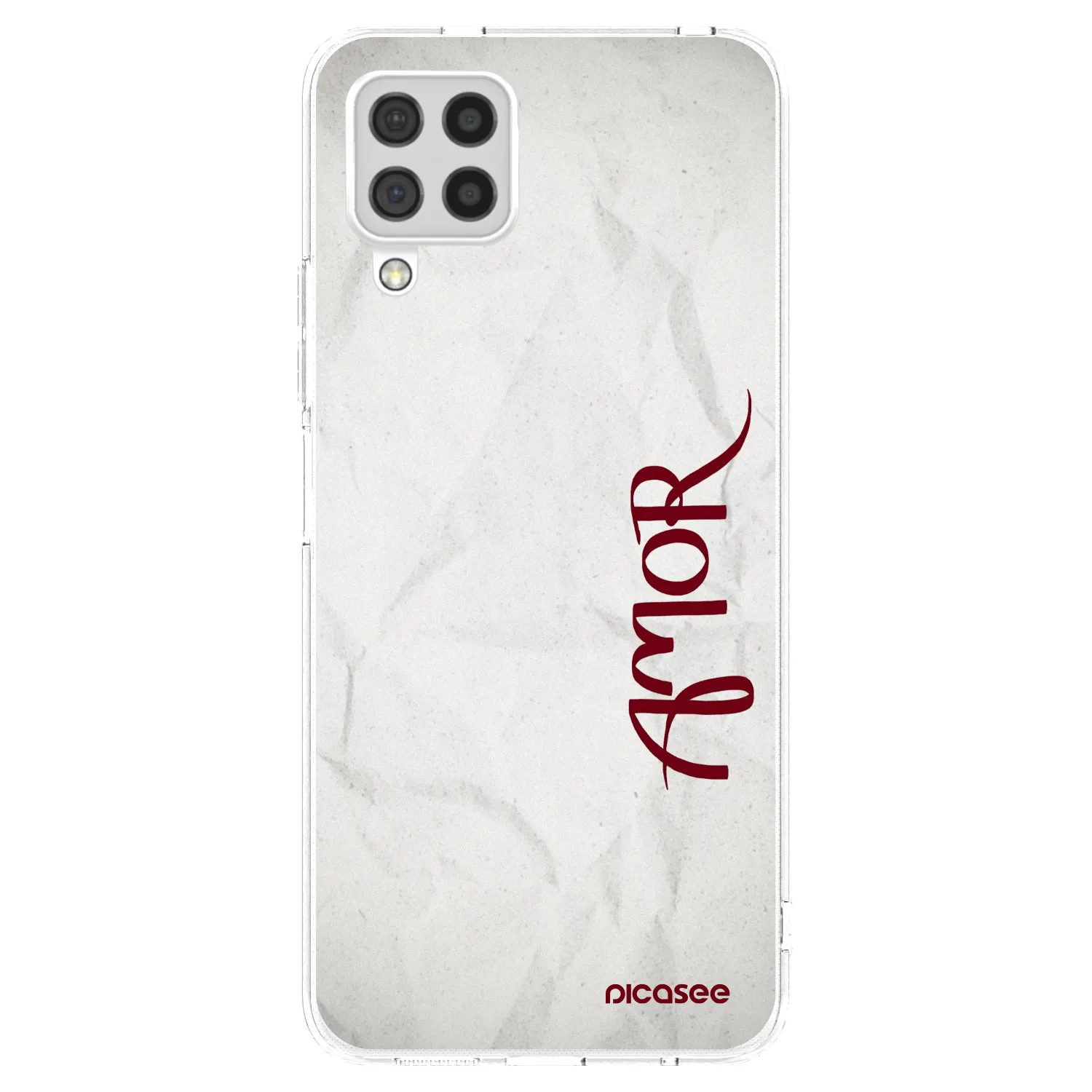 Picasee silikonowe przeźroczyste etui na Samsung Galaxy A22 A225F 4G - Amor