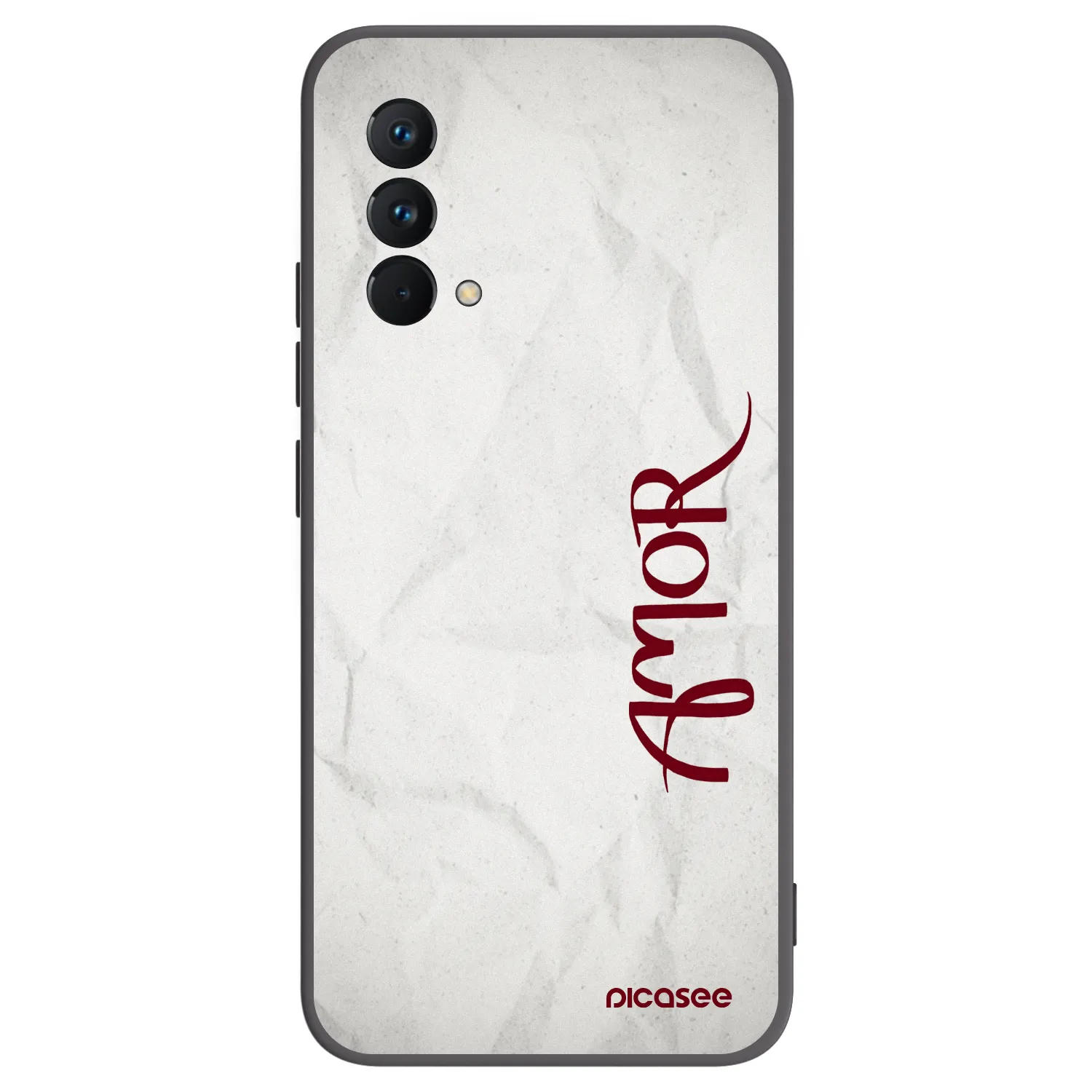 Picasee silikonowe czarne etui na Realme GT Master Edition 5G - Amor