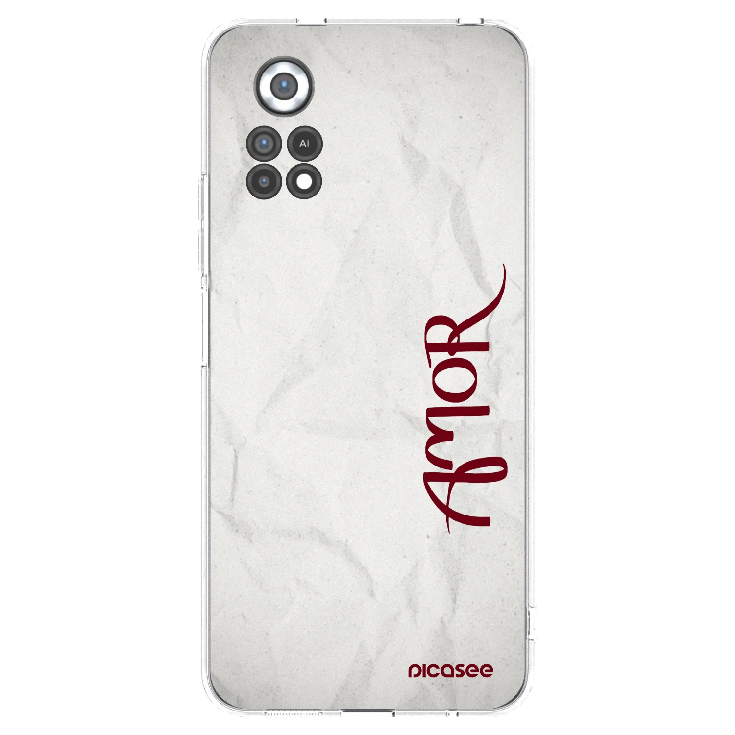 Picasee silikonowe przeźroczyste etui na Xiaomi Poco X4 Pro 5G - Amor