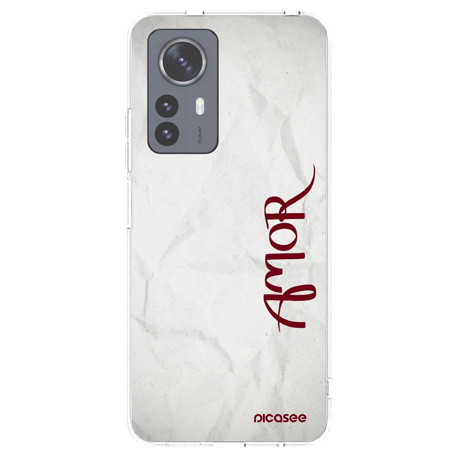 Picasee silikonowe przeźroczyste etui na Xiaomi 12 Pro - Amor