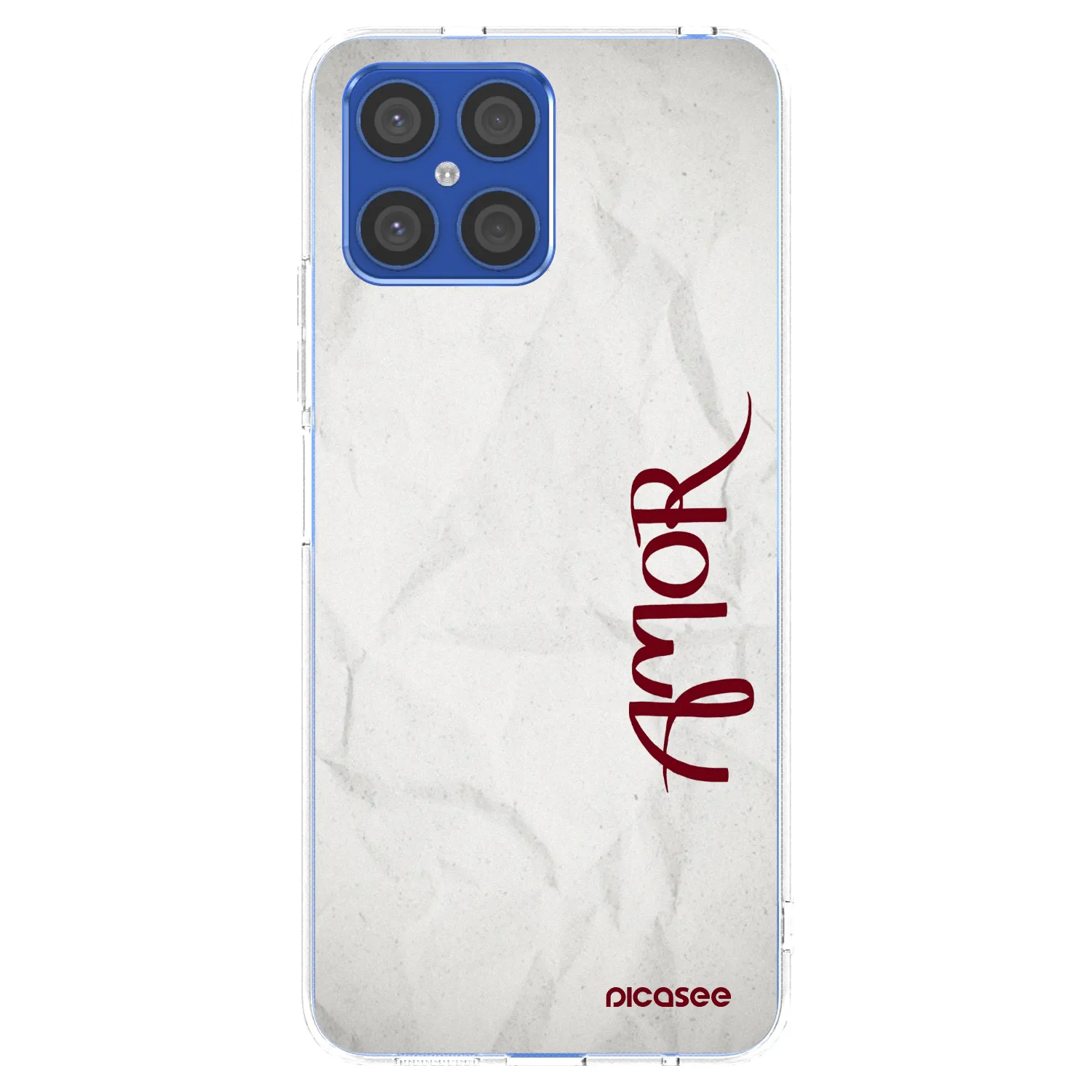 Picasee silikonowe przeźroczyste etui na Honor X8 4G - Amor