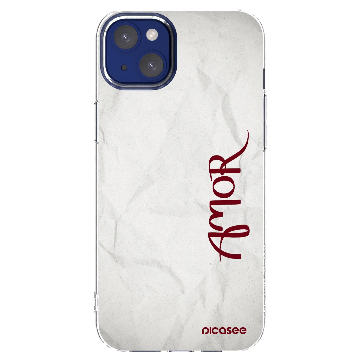 Picasee silikonowe przeźroczyste etui na Apple iPhone 14 Plus - Amor