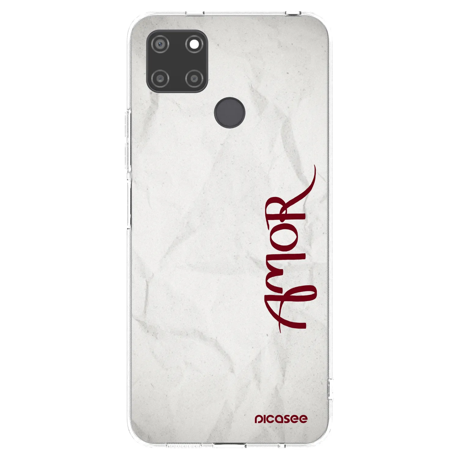 Picasee silikonowe przeźroczyste etui na Realme C21Y - Amor