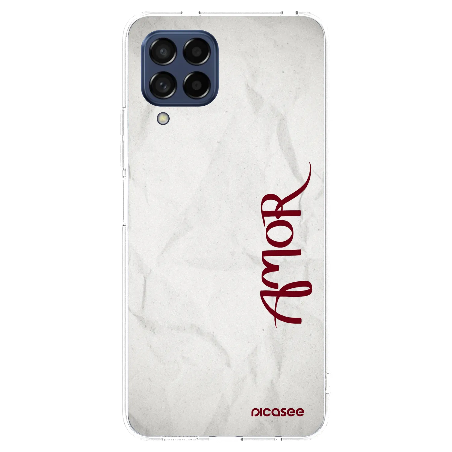 Picasee silikonowe przeźroczyste etui na Samsung Galaxy M53 5G - Amor