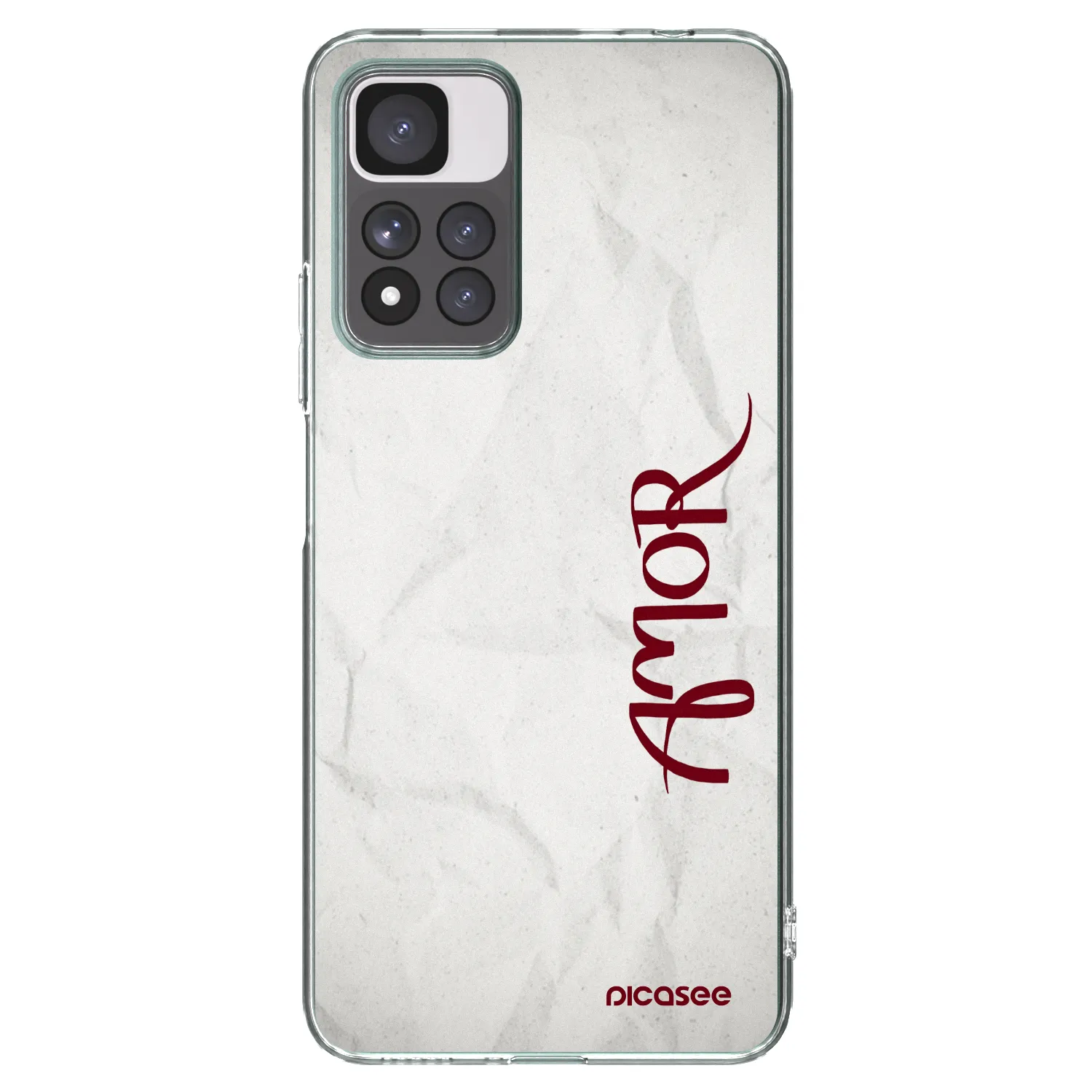 Picasee silikonowe przeźroczyste etui na Xiaomi Redmi Note 11 Pro+ 5G - Amor