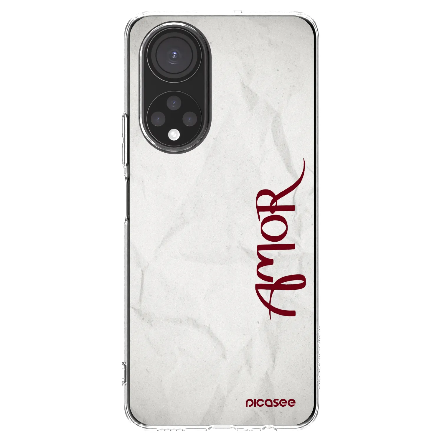 Picasee silikonowe przeźroczyste etui na Honor X7 - Amor