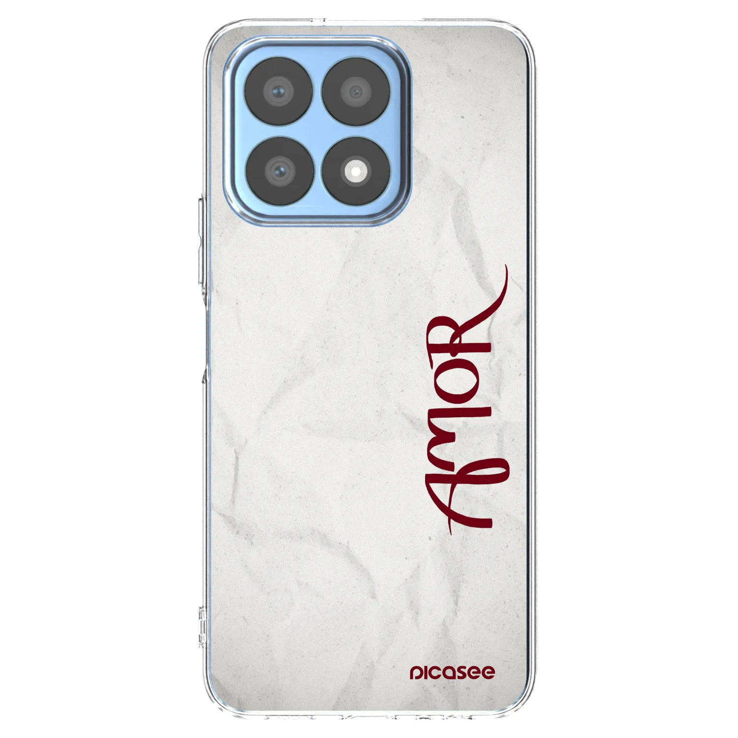 Picasee silikonowe przeźroczyste etui na Honor X8a - Amor