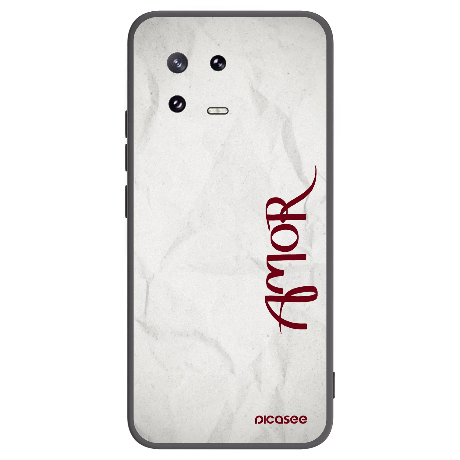 Picasee silikonowe czarne etui na Xiaomi 13 Pro - Amor