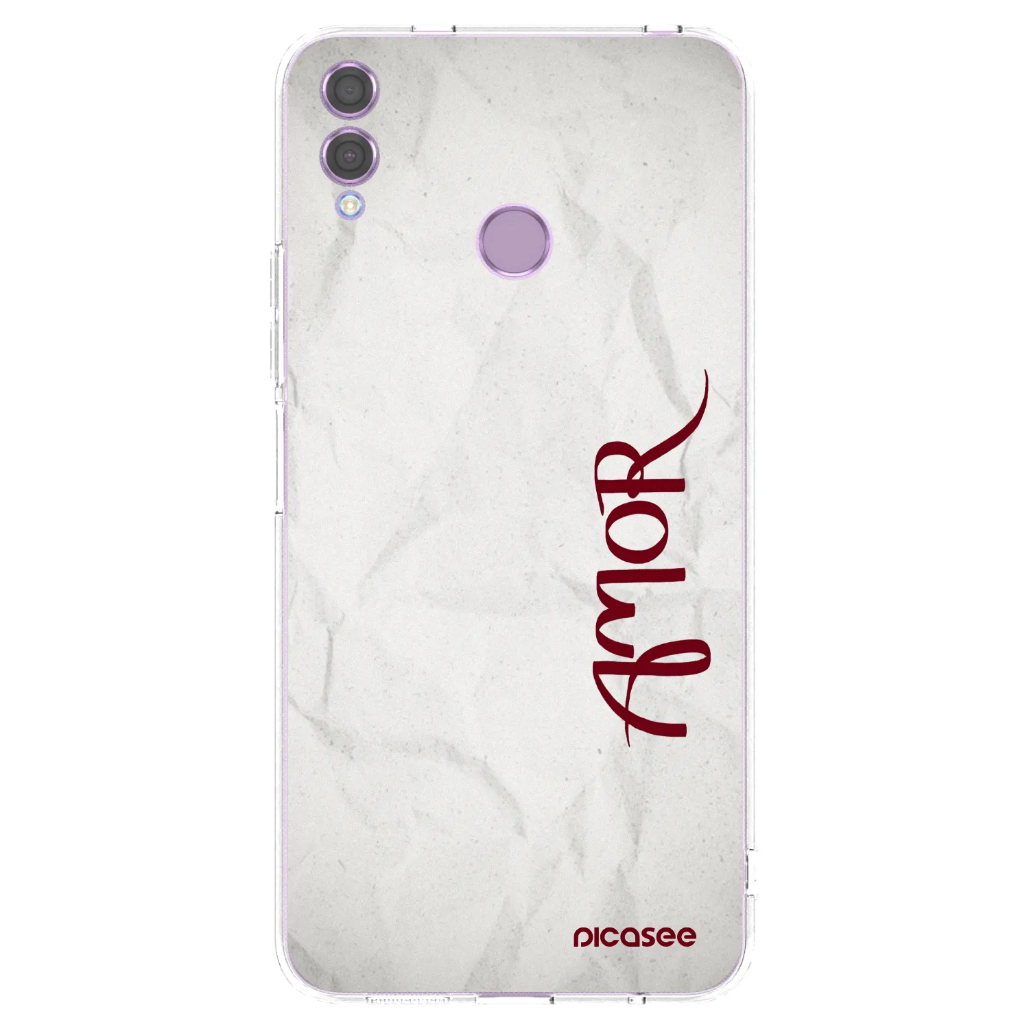 Picasee silikonowe przeźroczyste etui na Honor 8X - Amor