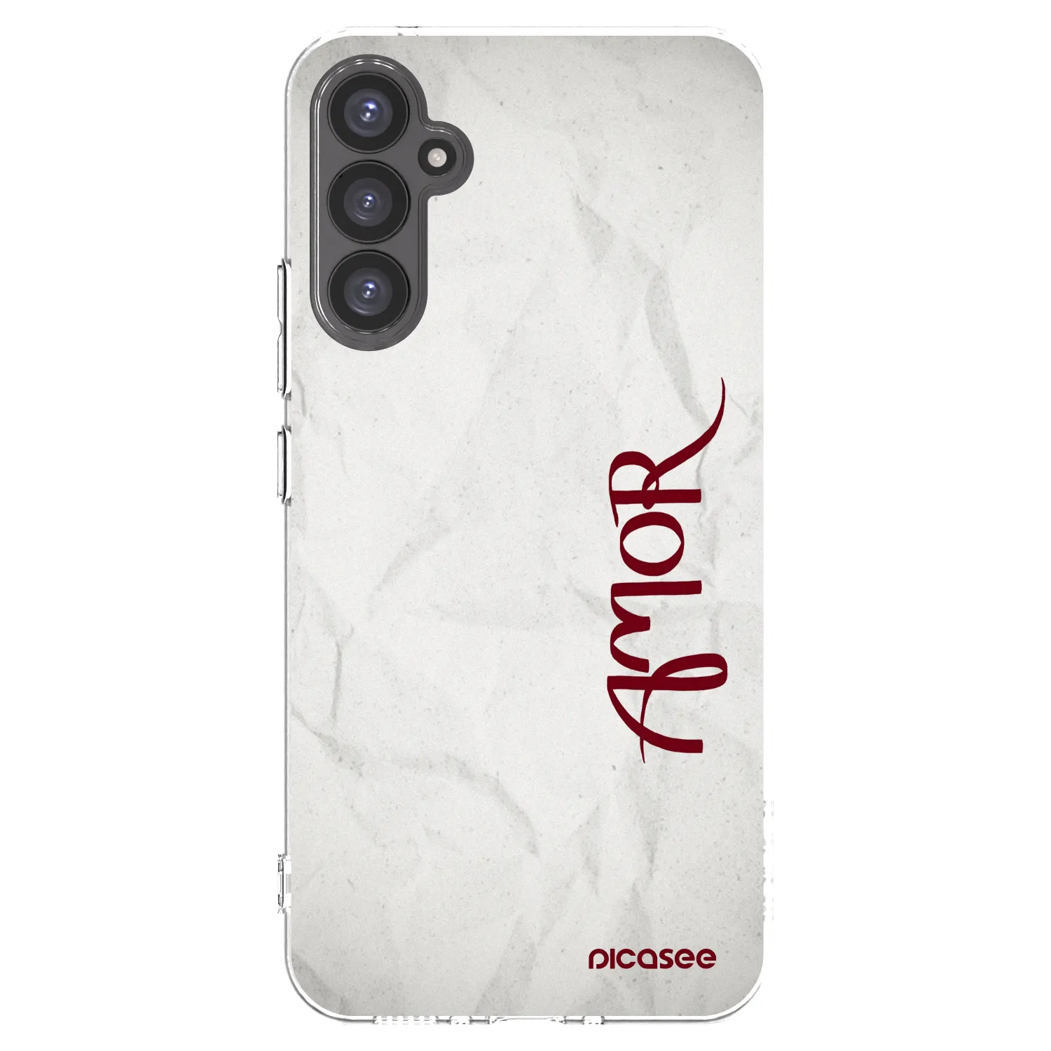 Picasee silikonowe przeźroczyste etui na Samsung Galaxy A34 5G A346B - Amor