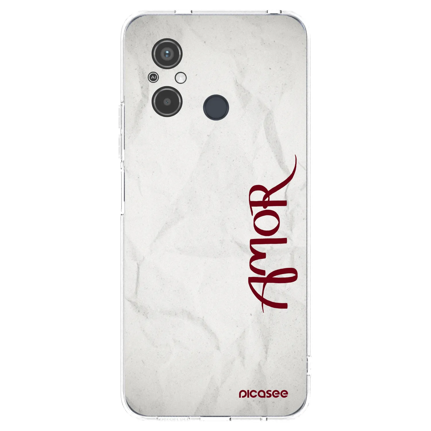Picasee silikonowe przeźroczyste etui na Xiaomi Redmi 12C - Amor