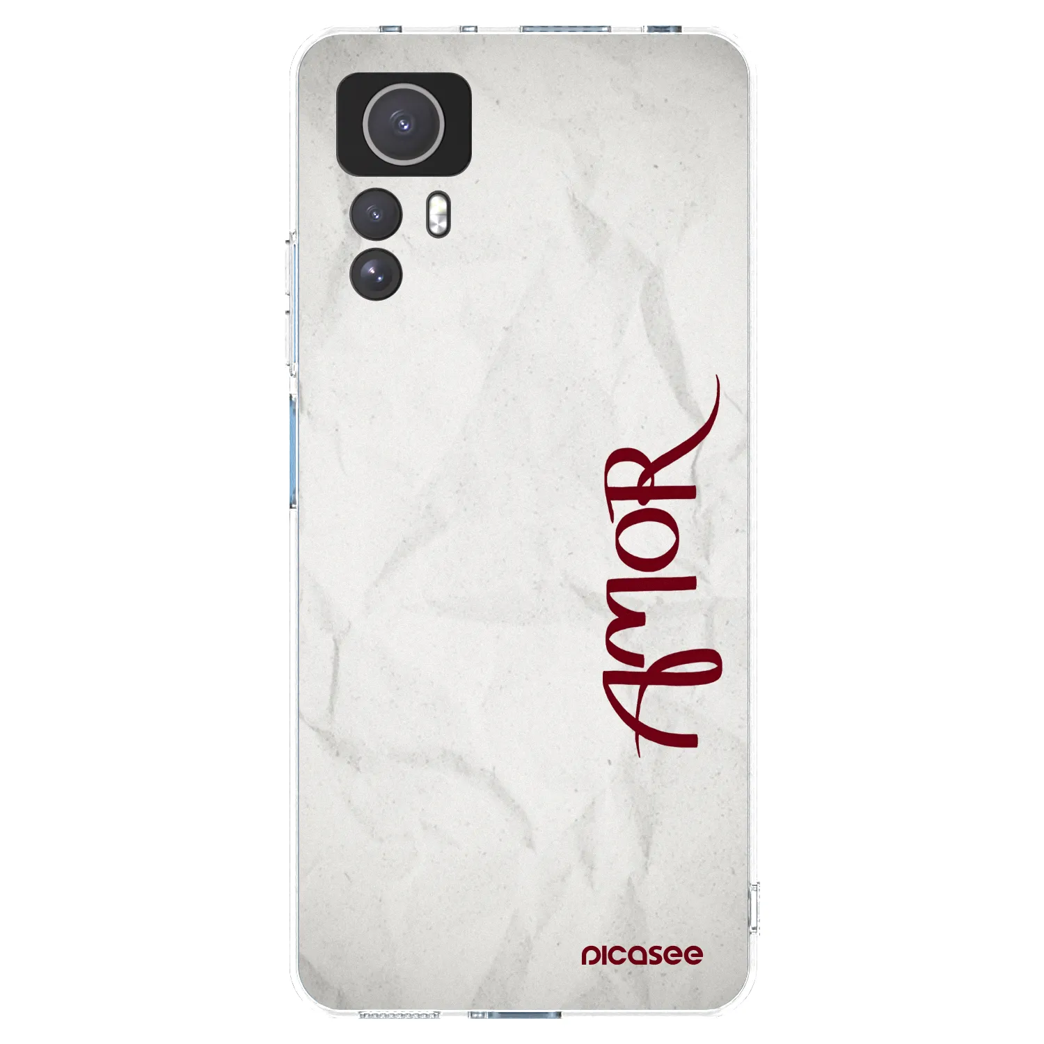 Picasee silikonowe przeźroczyste etui na Xiaomi Redmi Note 12S - Amor