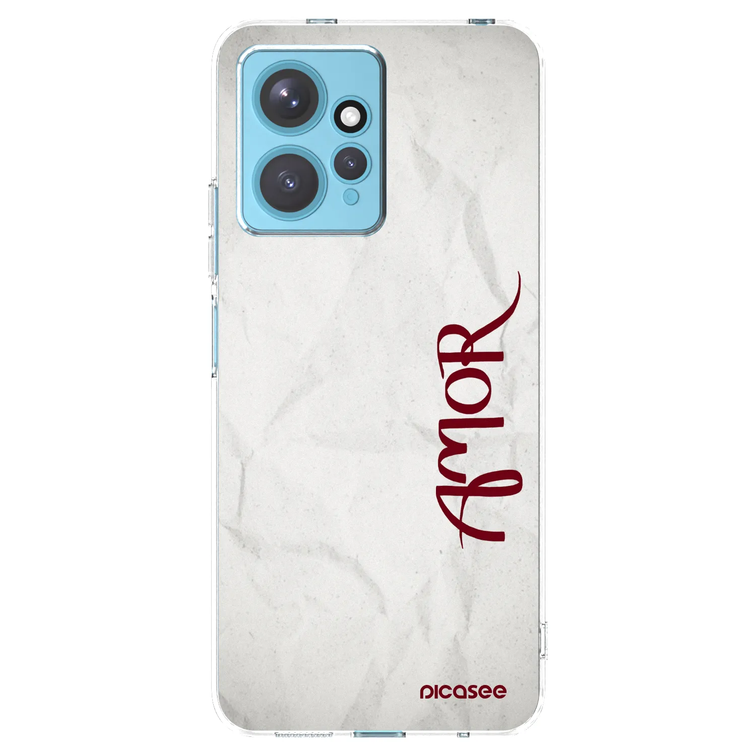 Picasee silikonowe przeźroczyste etui na Xiaomi Redmi Note 12 4G - Amor