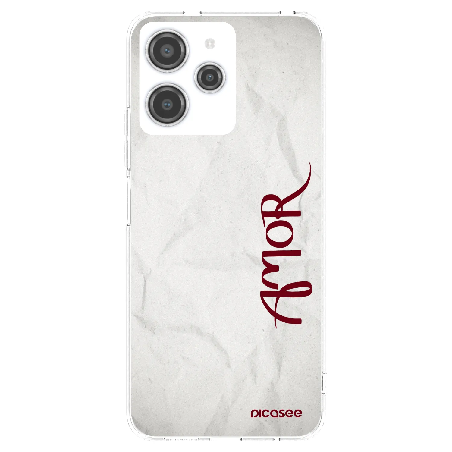 Picasee silikonowe przeźroczyste etui na Xiaomi Redmi 12 4G - Amor
