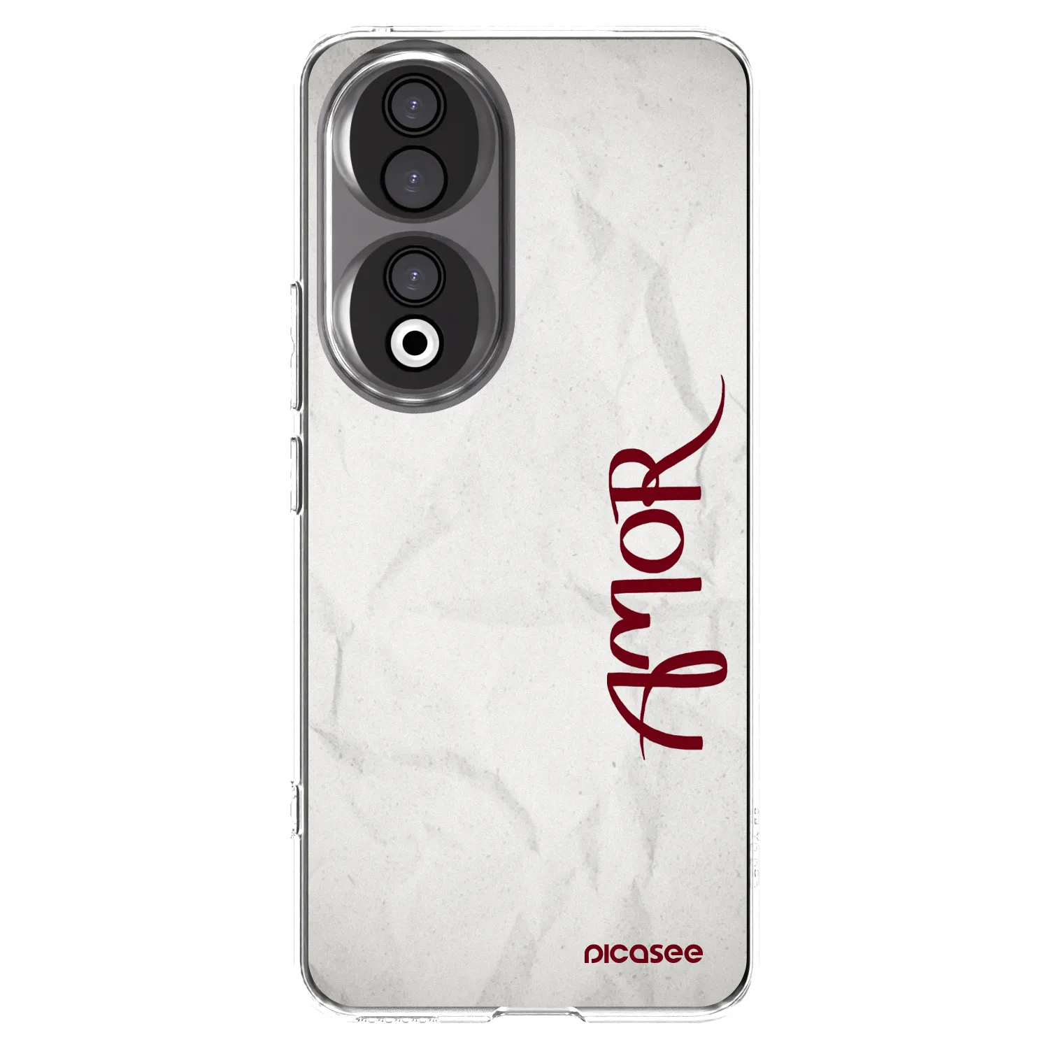 Picasee silikonowe przeźroczyste etui na Honor 90 5G - Amor