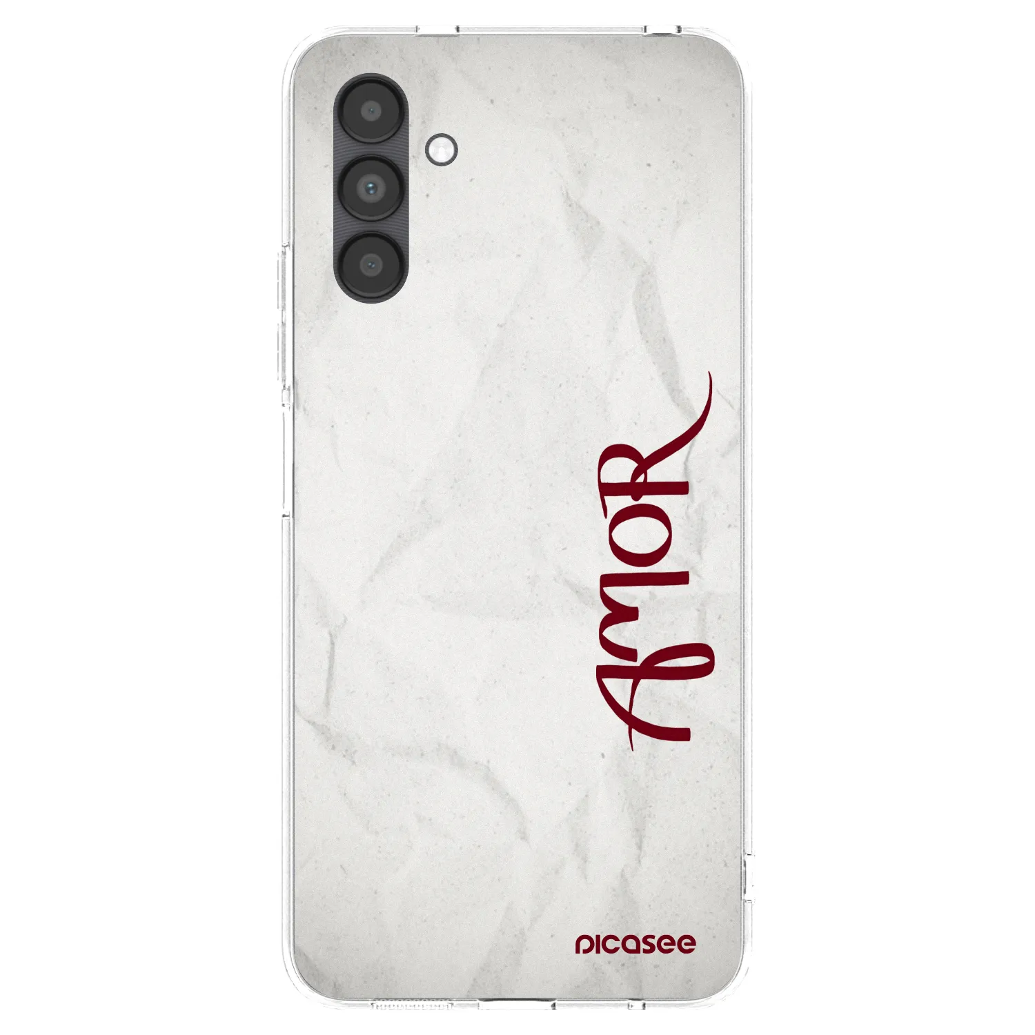 Picasee silikonowe przeźroczyste etui na Samsung Galaxy A04s A047F - Amor
