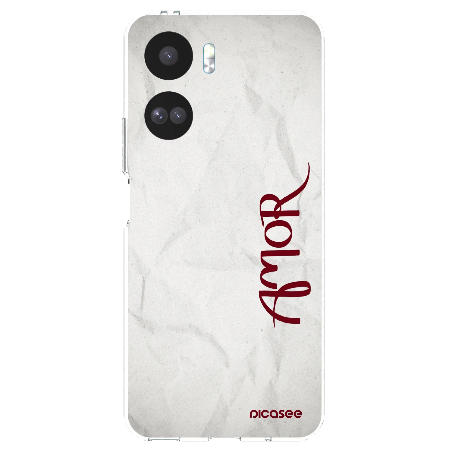 Picasee silikonowe przeźroczyste etui na Honor 90 Lite 5G - Amor