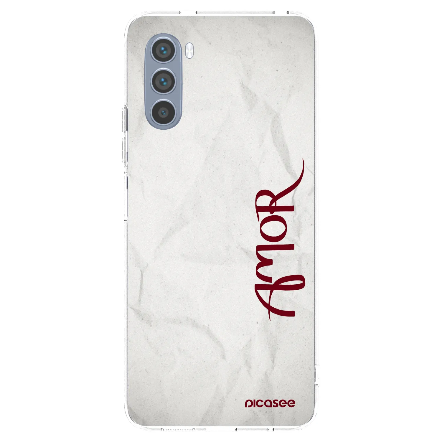 Picasee silikonowe przeźroczyste etui na Motorola Moto G62 - Amor