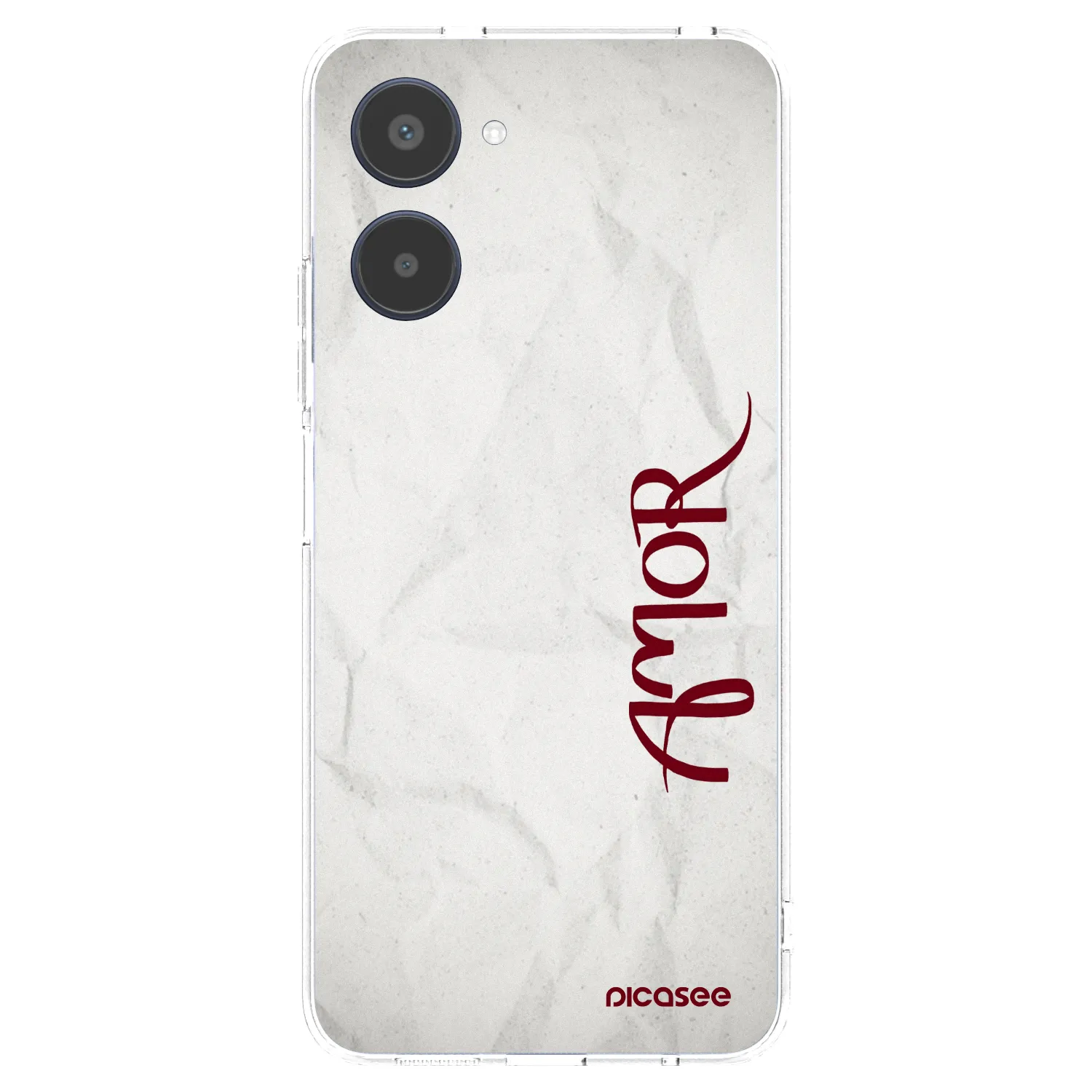 Picasee silikonowe przeźroczyste etui na Realme 10 4G - Amor