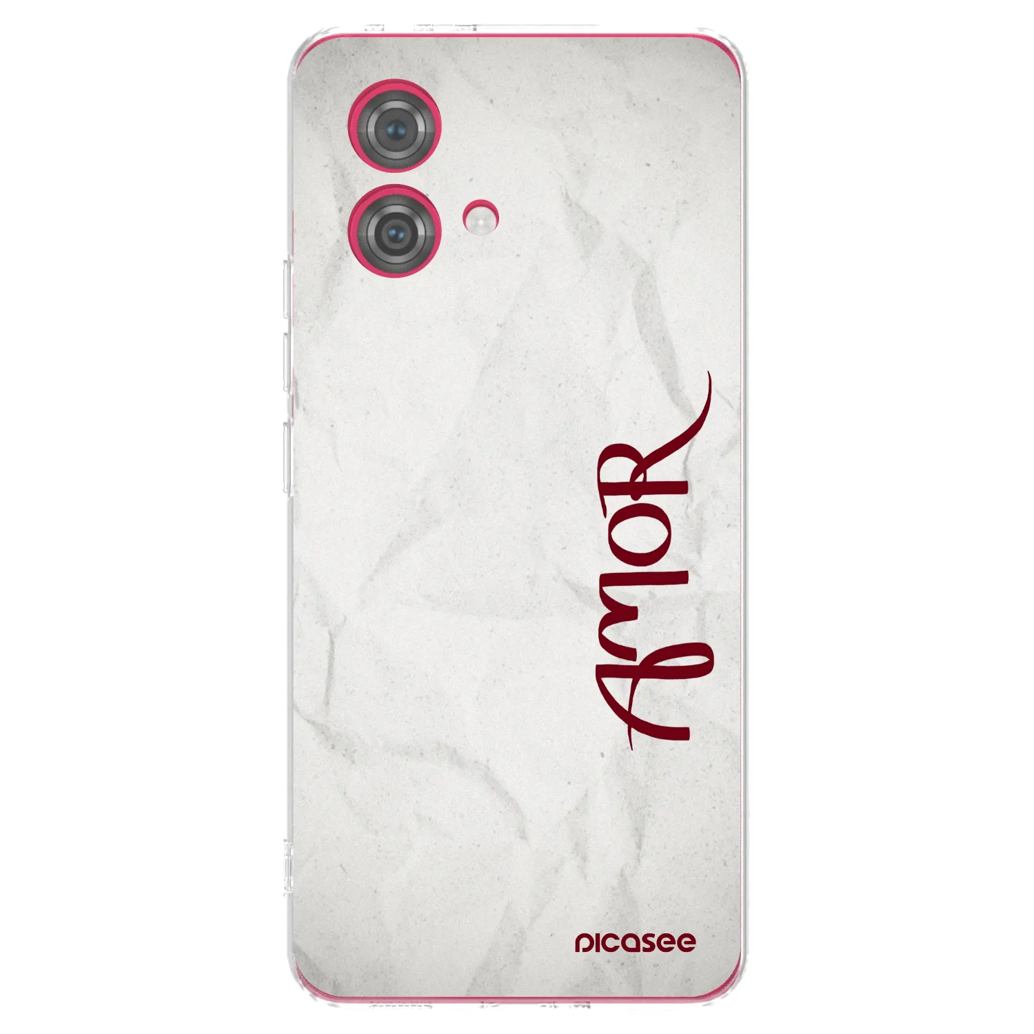 Picasee silikonowe przeźroczyste etui na Motorola Moto G84 5G - Amor