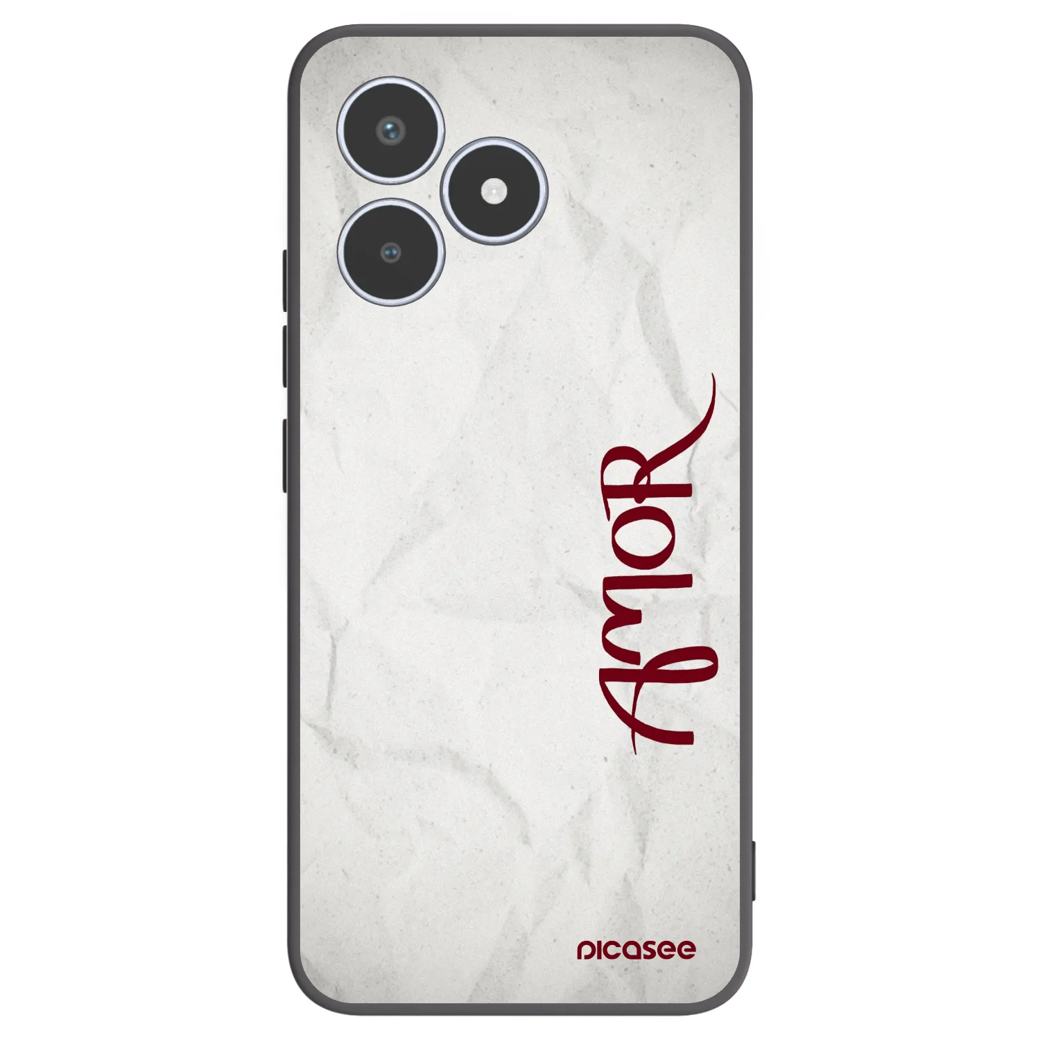 Picasee silikonowe czarne etui na Realme C53 - Amor